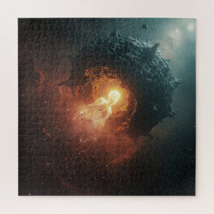 Fiery Spirit Travelling to Spiritual Location Jigsaw Puzzle