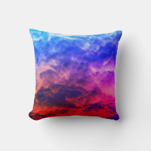 Fiery Storm Clouds Cushion