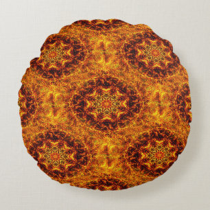 Fiery Suns..... Round Cushion