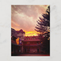 Fiery Sunset over the Redstone Inn 