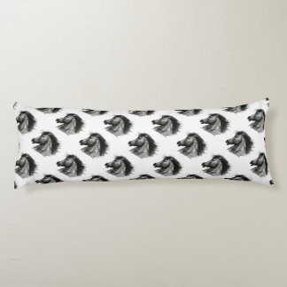 Fiery Wild Horse Body Cushion