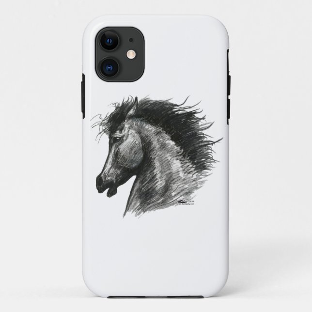 Fiery Wild Horse Case-Mate iPhone Case (Back)