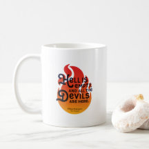 Fiery William Shakespeare Hell is Empty