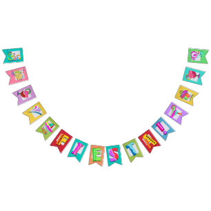 FIESTA 2 Swallowtail Pennant Banner