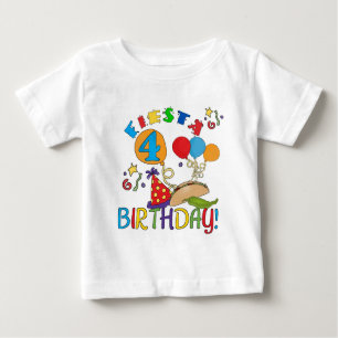 Fiesta 4th Birthday T-shirts and Gifts