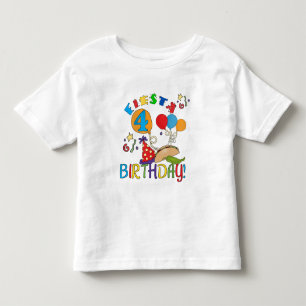 Fiesta 4th Birthday T-shirts and Gifts