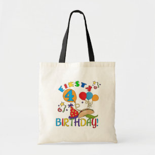 Fiesta 4th Birthday T-shirts and Gifts Tote Bag