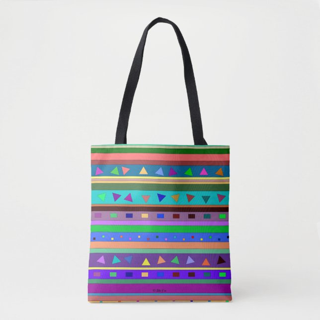 Fiesta Allover Tote Bag (Front)