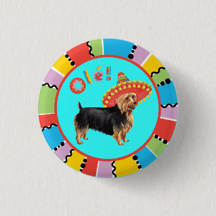 Fiesta Australian Terrier 3 Cm Round Badge