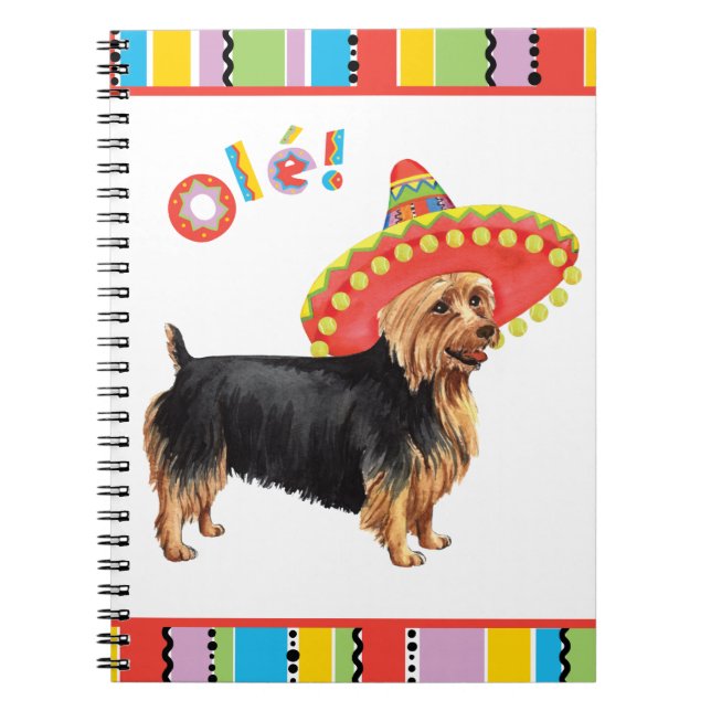 Fiesta Australian Terrier Notebook (Front)