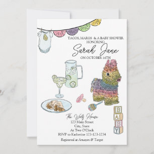 Fiesta Baby Shower Invitation