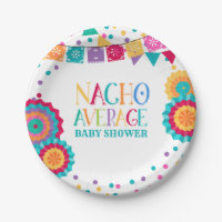 Fiesta Baby Shower Paper Plate Nacho Average Party