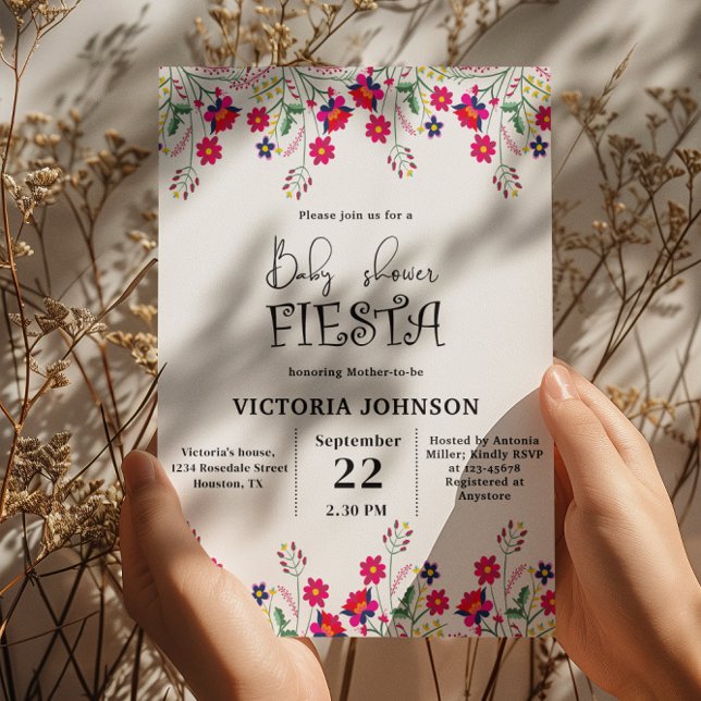Fiesta Baby Shower Party Invitation (Creator Uploaded)