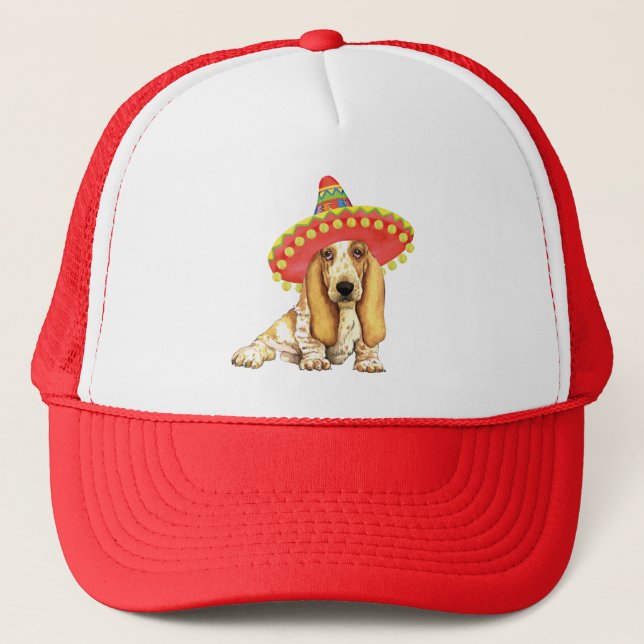Fiesta Basset Trucker Hat (Front)