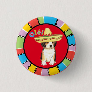 Fiesta Beagle 3 Cm Round Badge