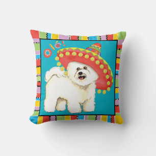 Fiesta Bichon Cushion