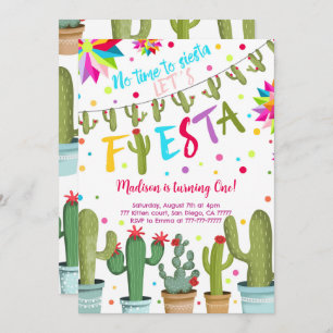 Fiesta Birthday Invitation