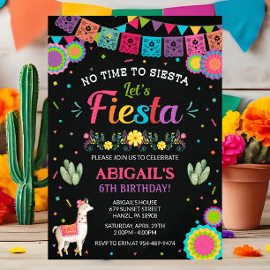 Fiesta Birthday Invitation