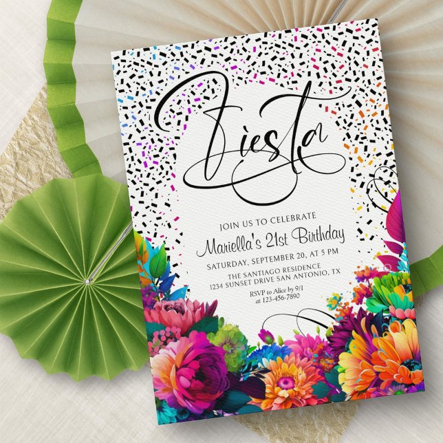 Fiesta Birthday Invitation (Creator Uploaded)