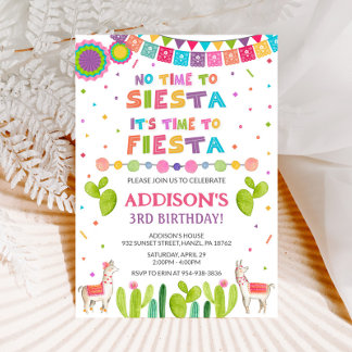 Fiesta Birthday Invitation