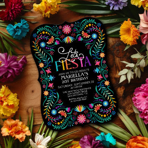 Fiesta Birthday Invitation
