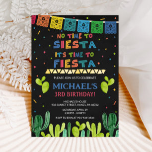 Fiesta Birthday Invitation
