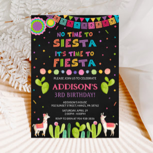 Fiesta Birthday Invitation