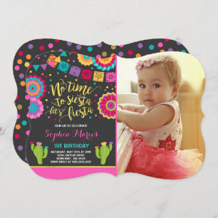 Fiesta Birthday Invitation Mexican Birthday Fiesta