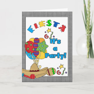 Fiesta Birthday Invitations