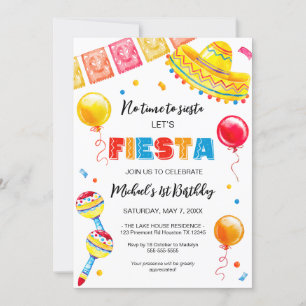 FIESTA Birthday Party Invitation