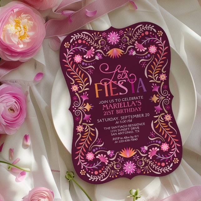 Fiesta Birthday Women Invitation (Creator Uploaded)