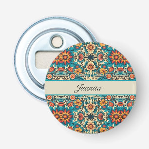 Fiesta Blooms, customisable Bottle Opener