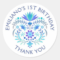 Fiesta Blue Birthday Shower Wedding