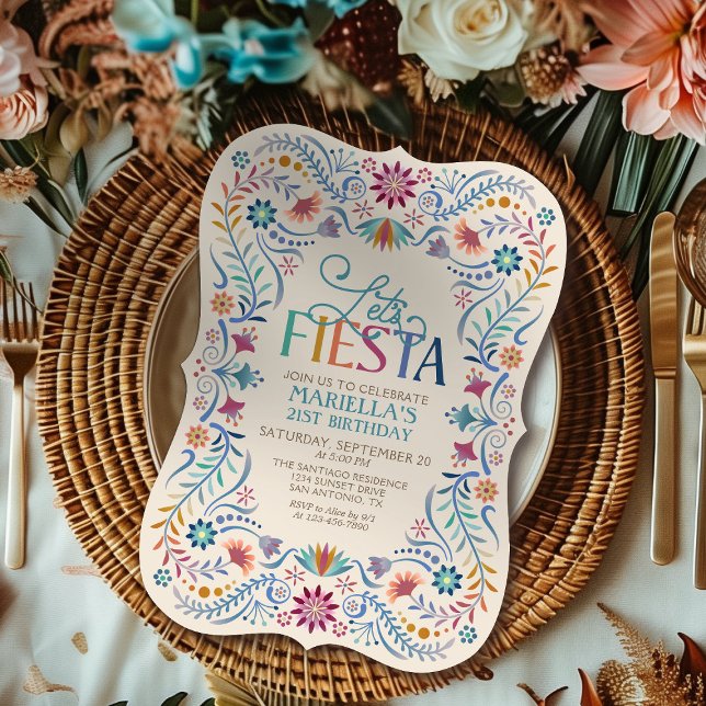 Fiesta Boho Birthday Invitation (Creator Uploaded)