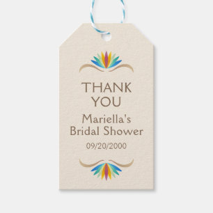 Fiesta Boho Birthday Shower Wedding Thank You Gift Tags