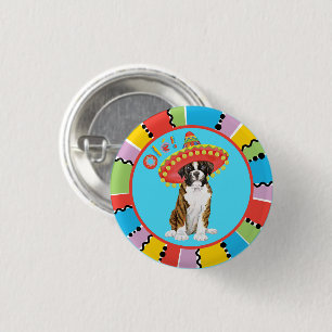 Fiesta Boxer 3 Cm Round Badge