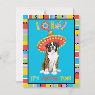 Fiesta Boxer Invitation