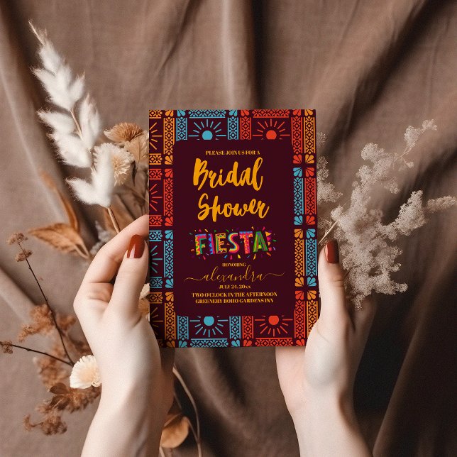 Fiesta Bridal Shower Invitation (Creator Uploaded)