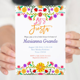 Fiesta Bridal Shower Invitation