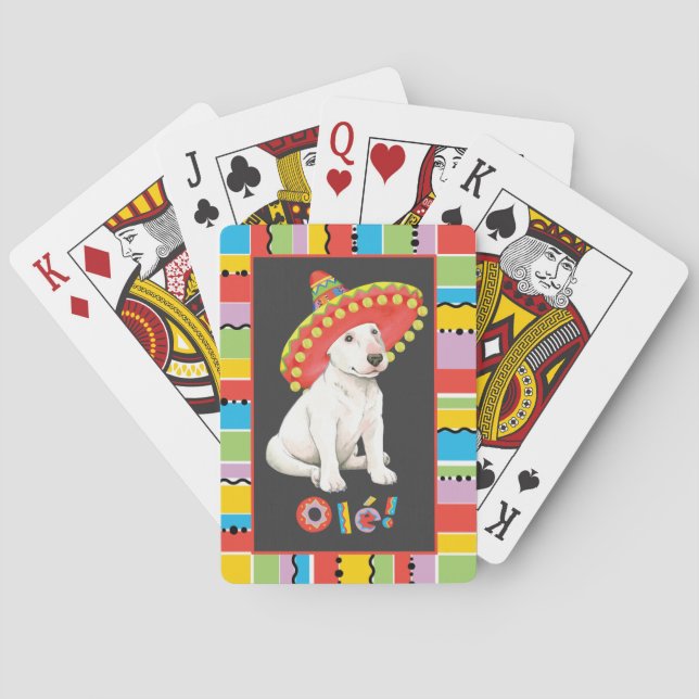 Fiesta Bull Terrier Playing Cards (Back)