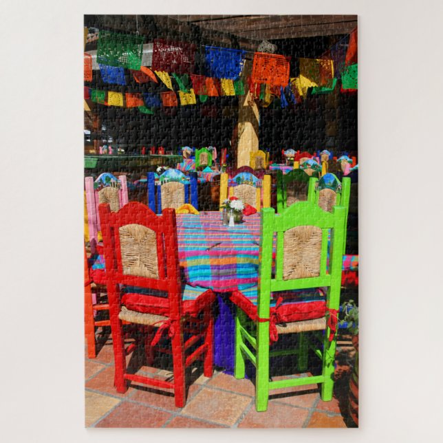 FIESTA CHAIRS 20x30 INCH Jigsaw Puzzle (Vertical)