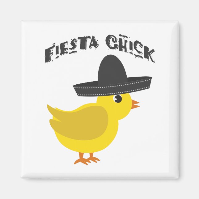 Fiesta Chick Magnet (Front)