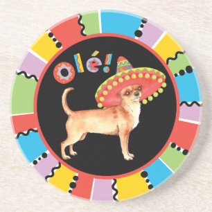 Fiesta Chihuahua Coaster