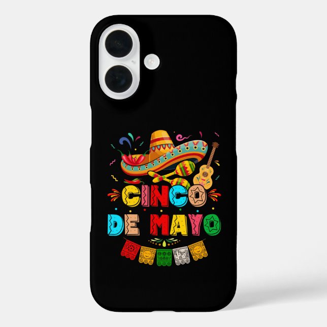 Fiesta Cinco de Mayo Case-Mate iPhone Case (Back)