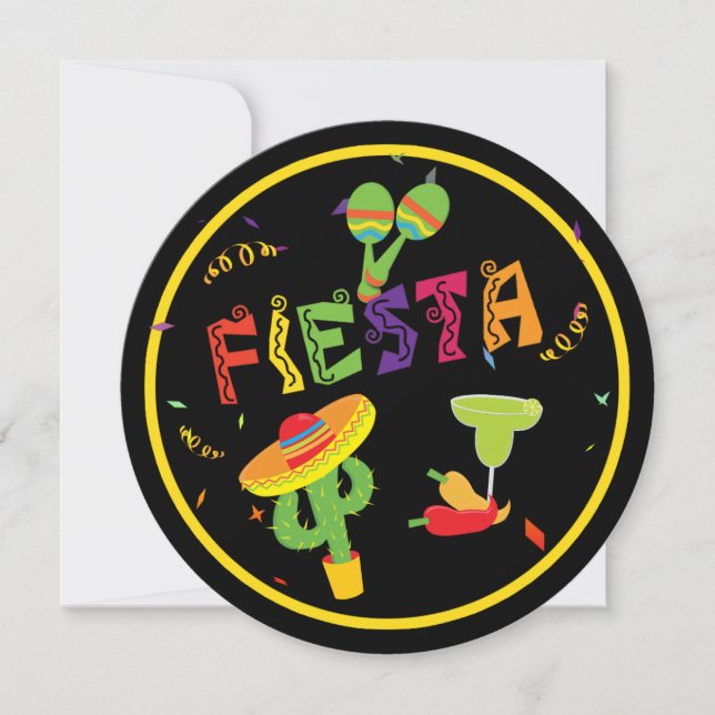FIESTA Cinco De Mayo Celebration Party Invitation (Front)