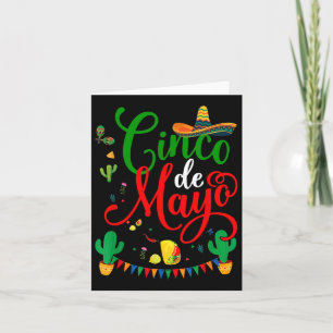 Fiesta Cinco De Mayo Funny Mexican Party 5 De Mayo Card