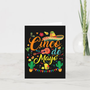 Fiesta Cinco De Mayo Funny Mexican Party 5 De Mayo Card