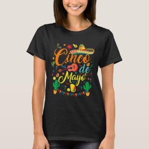 Fiesta Cinco De Mayo Funny Mexican Party 5 De Mayo T-Shirt