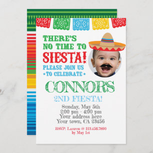 Fiesta, Cinco de mayo Invite with Photo