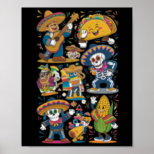 Fiesta Dancers: The Ultimate Salsa Squad Poster